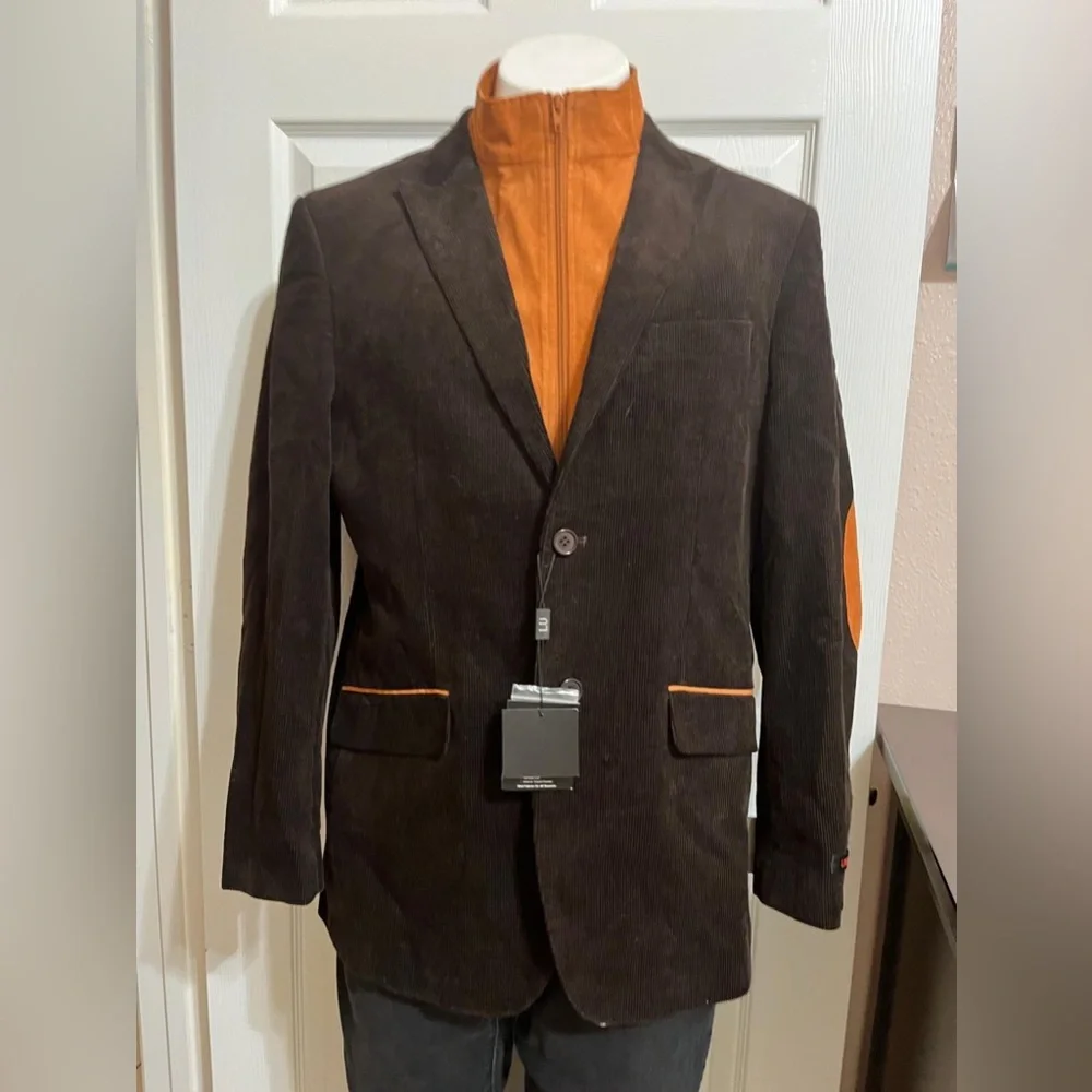 Linea Uomo Brown Corduroy Jacket